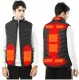 USB Apsildāma veste vīriešiem un sievietēm, silta jaka bez piedurknēm | Heated Vest Jacket