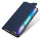 Xiaomi Redmi 10 DUX DUCIS Skin Pro Auto-absorbed Leather Cell Phone Case Cover, Blue | Telefona Vāciņš Maciņš...