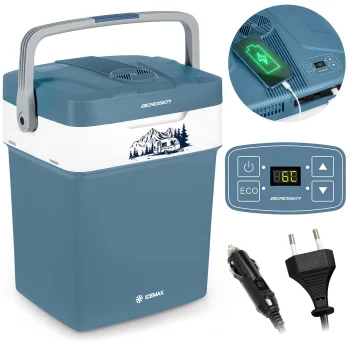 Berdsen Icemax 3828 29L auto ledusskapis ar ECO režīmu, zils