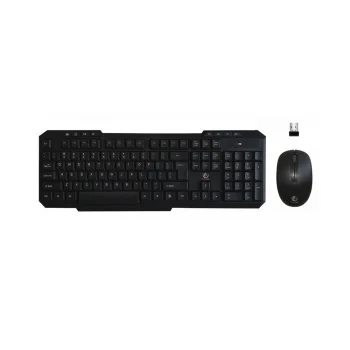 Rebeltec VORTEX bezvadu tastatūras un peles komplekts, melns