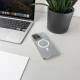 Glitter Case MagSafe Samsung Galaxy A26 5G vāciņš, balts