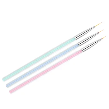 Nagu apgleznošanas otiņu komplekts ACTIVESHOP 3 gab. Clear Color
