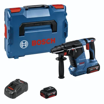 Bosch GBH 18V-24 C akumulatora perforators SDS-plus (2x 5,0 Ah, L-BOXX)