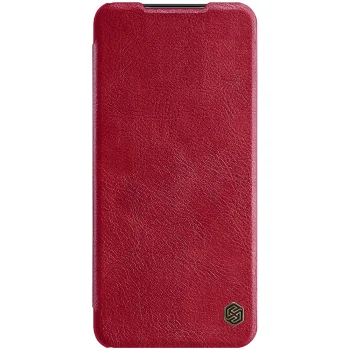 Samsung Galaxy A13 5G (SM-A136) Nillkin Qin Leather Book Case Cover, Red | Telefona Maciņš Vāciņš Apvalks...
