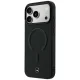 Mercedes Leather 3D MagSafe vāciņš priekš iPhone 18 Pro / 17 Pro, melns