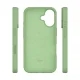 Etteri Silicone Case vāciņš Apple iPhone 16 6.1\" Gaiši zaļš