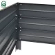 Paaugstinātā dārza dobe Klasika Garden, 1500x750x300mm, Pelēka