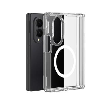 Dux Ducis Clin Mag vāciņš Samsung Galaxy Z Fold 8 Wide ar MagSafe, caurspīdīgs