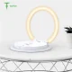 LED naktslampiņa T-Phox SL-603 ar 15W bezvadu lādētāju, balta