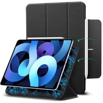 ESR Rebound Magnetic atverams vāciņš iPad Air 10.9" (2020/2022) melns