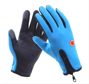 Universālie Ziemas Cimdi ar Skārienjūtības Funkciju, Zils XL | Universal Sport Winter Gloves