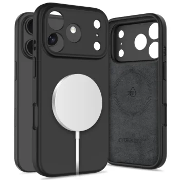 Tech-Protect BasicMag MagSafe vāciņš iPhone 17 Pro Max, matēti melns
