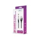 Setty magnētiskais USB kabelis 3 in 1 (Micro USB/Type-C/Lightning), 1m, 2A, melns
