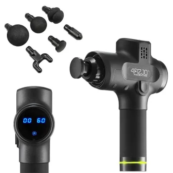 4Fizjo MASSAGE GUN PRO+ masāžas pistole, 250W, 6 uzgaļi