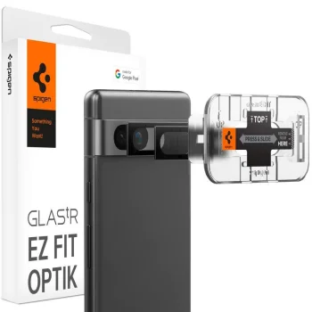 Google Pixel 7a Spigen Ez Fit Tempered Glass for Camera 2 pcs. | Aizmugurējās Kameras Aizsargstikls 2 gab.