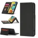 Magnet Card Case atverams vāciņš maciņš grāmatiņa Samsung Galaxy A12 5G, melns