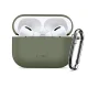 Austiņu maciņš Tech-Protect Silicone Hook, AirPods Pro, olīvzaļš