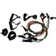 TRIZAND Elastīgās Fitnesa Vingrošanas Gumijas Pretestības Lentes Joslas 5 gab., Komplekts | Set of Elastic Fitness...