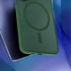3mk Smoke MagCase vāciņš tālrunim iPhone Air ar MagSafe atbalstu, zaļš