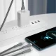 Dudao L20X 3-in-1 USB kabelis uz Lightning / Micro USB / USB-C 65W, 1.2m, pelēks