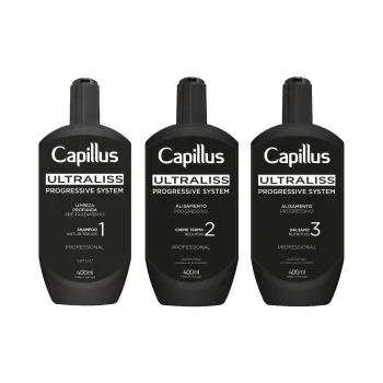 Activeshop Capillus Ultraliss Nanoplastia matu taisnošanas komplekts, 3x400 ml