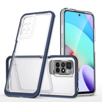 Telefona vāciņš Hybrid Armor Clear 3in1 priekš Xiaomi Redmi 10, zils