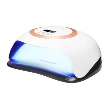 Glow V1 UV LED nagu lamp 168W, balta / zelta