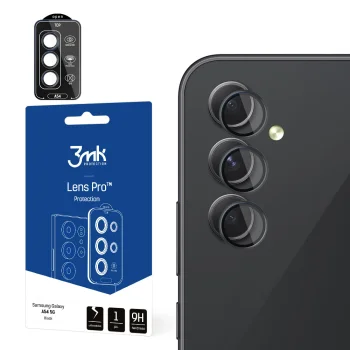 3mk Lens Protection Pro kameras aizsargstikls Samsung Galaxy A54 5G Melns
