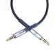 AUX kabelis 3.5 mm – 3.5 mm 3mk, 1 m, audio kabelis