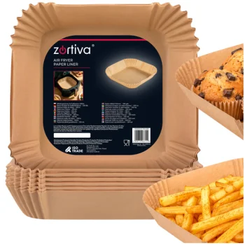 Zortiva Gaisa Fritjūres Cepampapīrs 23x23 cm, 100 gab.