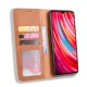 Xiaomi Redmi Note 8 Pro Vintage Style Magnetic Leather Wallet Case Cover, Brown | Telefona Vāciņš Maciņš Apvalks...