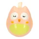 Bērnu Attīstošā Neapgāžamā Taktīlā Maņu Rotaļlieta Grabulis \"Pūce\", Rozā | Kid\'s Tumbler Toy Rattle...
