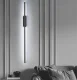 LED sienas gaismeklis, minimālistiska lampa, garums 100cm, 6000K, Melns | LED Light Wall Lamp Sconce