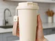 Pašmaisoša termokrūze 350ml USB, Bēša
