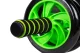 4Fizjo AB Wheel vingrošanas rullis vēdera muskuļiem, melns/zaļš