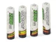 Uzlādējamās baterijas AAA R3 2700mAh, 4 gab. komplekts