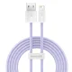 USB uz Lightning kabelis Baseus CALD000505 2.4A 2m Violets