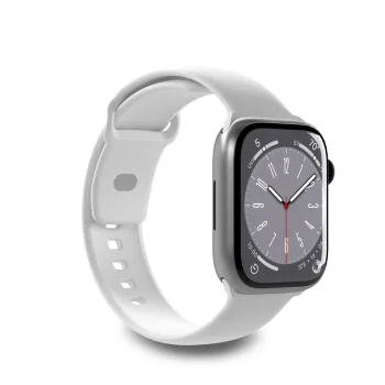 Puro Icon silikona siksniņa Apple Watch 42 / 44 / 45 / 49 mm, balta (2 gab.)
