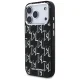 Karl Lagerfeld IML KL Monogram MagSafe vāciņš Apple iPhone 17 Pro, Melns