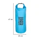 Ūdensnecaurlaidīga Soma Mugursoma Maiss Pārgājieniem Atpūtai Ceļojumiem 30L, Zils | Dry Sack Bag Waterproof...