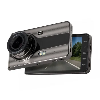 Auto video reģistrators DVR979G ar atpakaļskata kameru, Full HD, bēšs