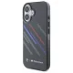 BMW Motosport IML Random Stripes iPhone 16 Plus vāciņš, melns