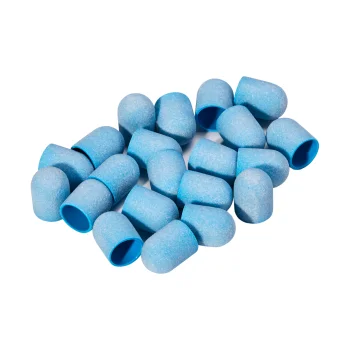 Exo Blue abrazīvās cepurītes 13mm 220 raupjums, 20 gab.