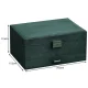Juvelierizstrādājumu Organizators Bižutērijas Rotaslietu Uzglabāšanas Kaste Lāde, Zaļš | Jewelry Organizer Box