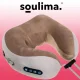 Soulima 19554 kakla masieris ar apsildi, pelēks/bēšs