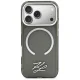 Karl Lagerfeld IML KL Script Logo MagSafe vāciņš iPhone 17 Pro, melns