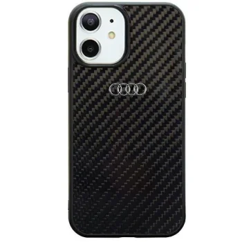 Audi Carbon Fiber vāciņš iPhone 11 / Xr 6.1", melns