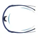 Rockbros 10174 UV400 riteņbraukšanas brilles, zilas