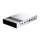 Peladn G2E Thunderbolt 5 dokstacija, 140W PD, 13 pieslēgvietas, sudraba