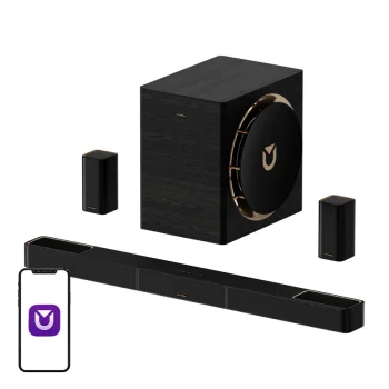 Ultimea Skywave X70 7.1.4 Dolby Atmos skaņas josla ar bezvadu zemo frekvenču skaļruni
